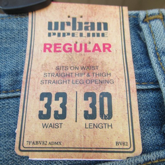 🌸🌸❌LAST CHANCE❌  NWT Urban Pipeline regular fit straight leg 33 X30 - Picture 5 of 9